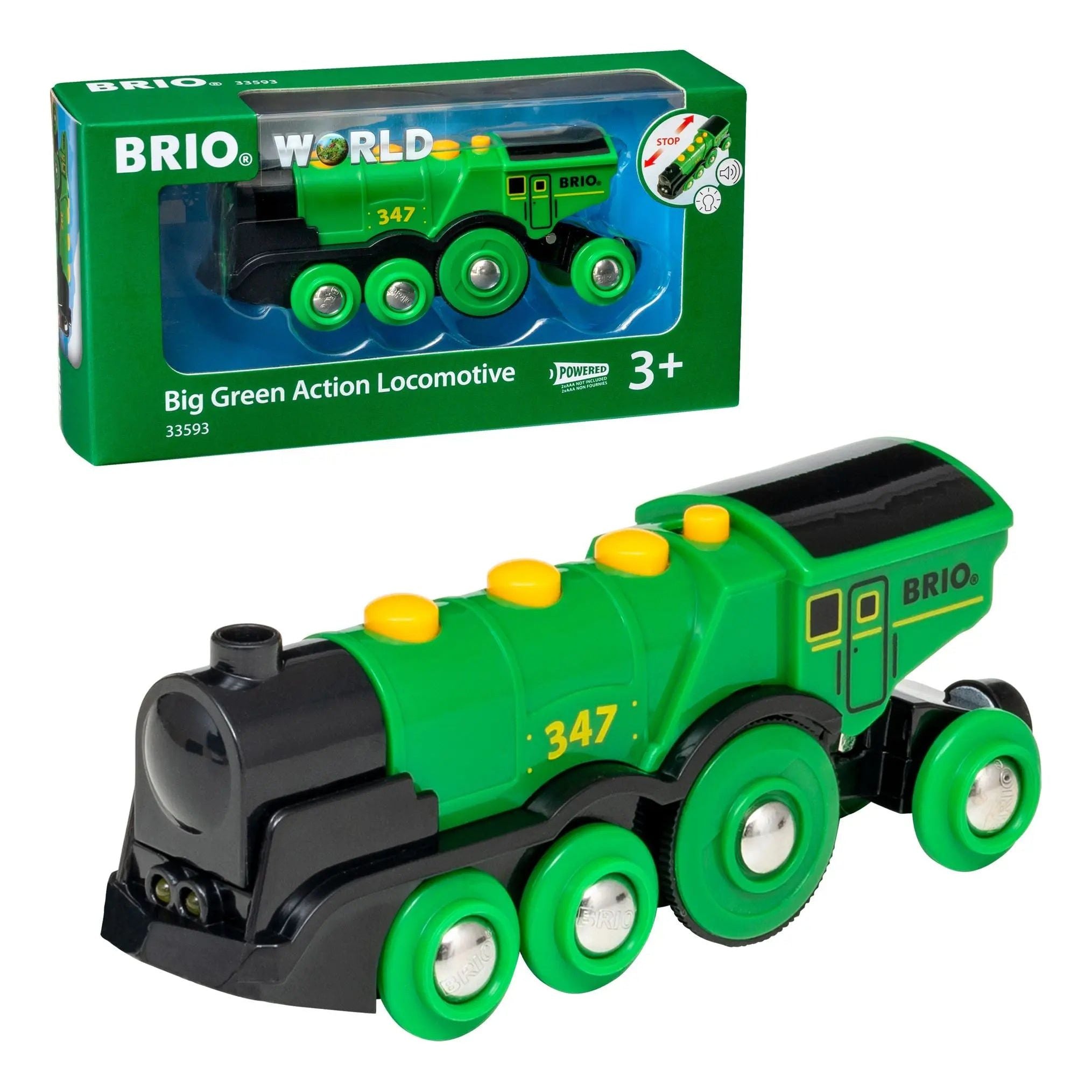 Brio World Big Green Action Locomotive