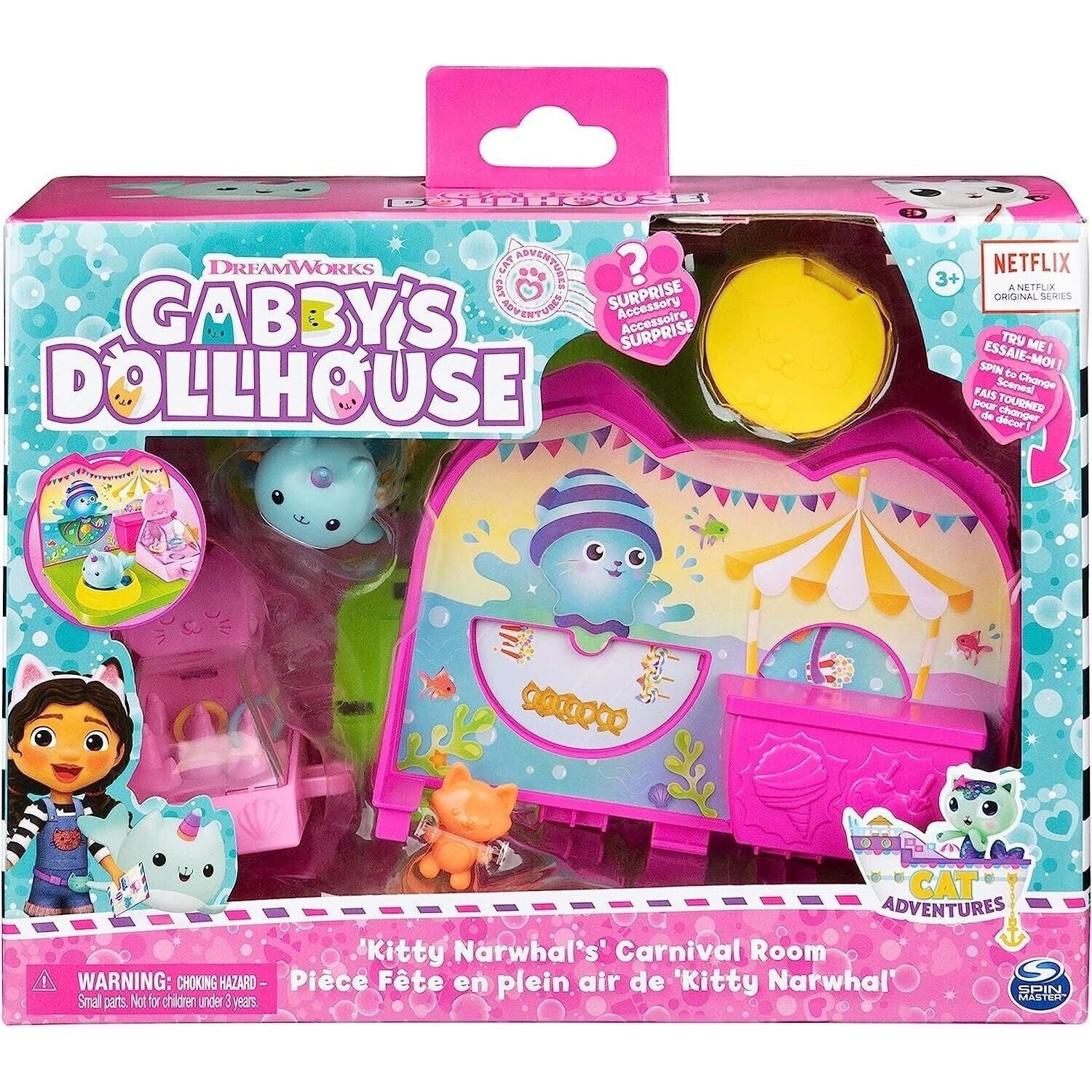 Gabby's Dollhouse, Gabby Cat Friend Ship Cruise Ship Toy Vehicle