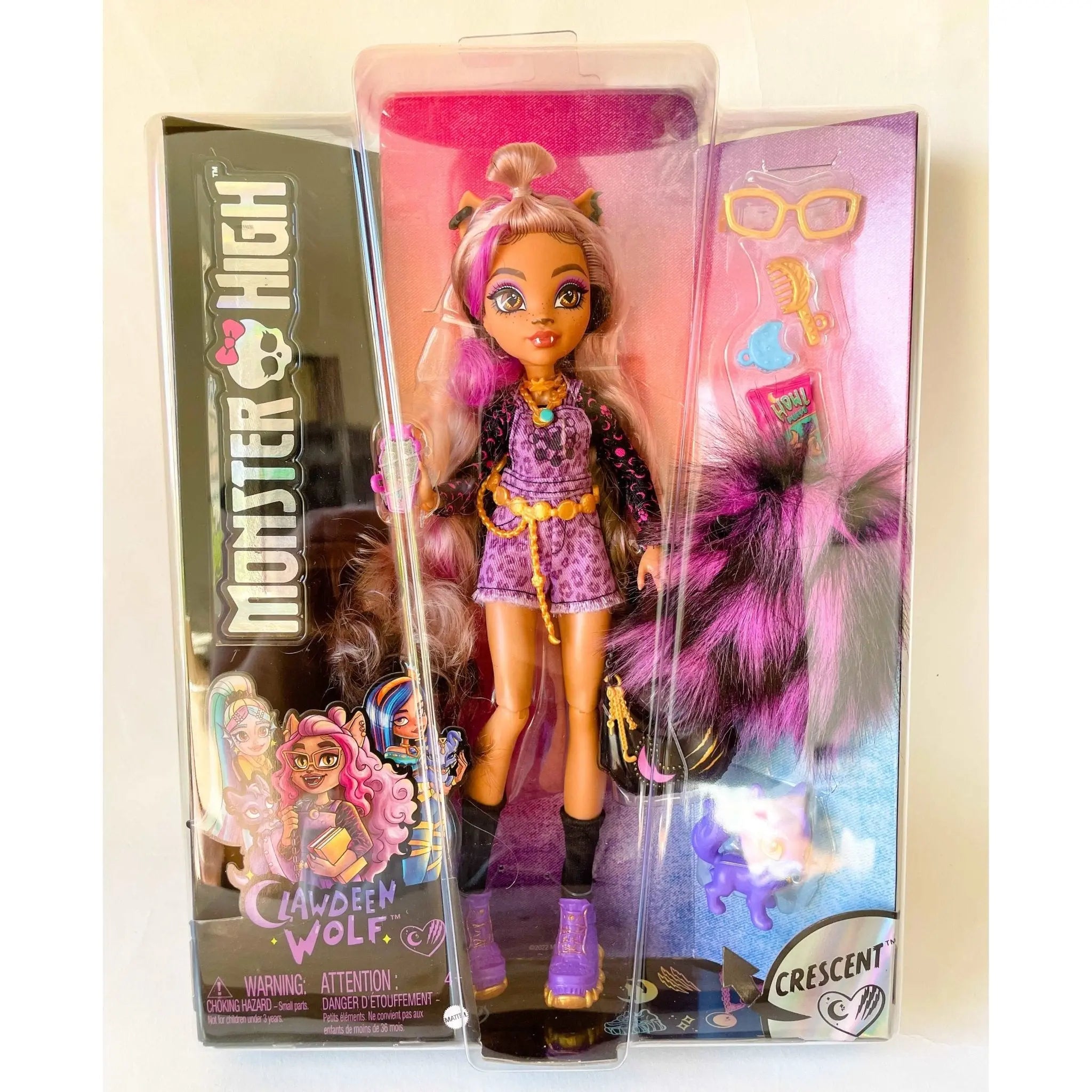 Monster High Clawdeen Wolf Fashion Doll in Monster Ball Party Fashion with  Accessories