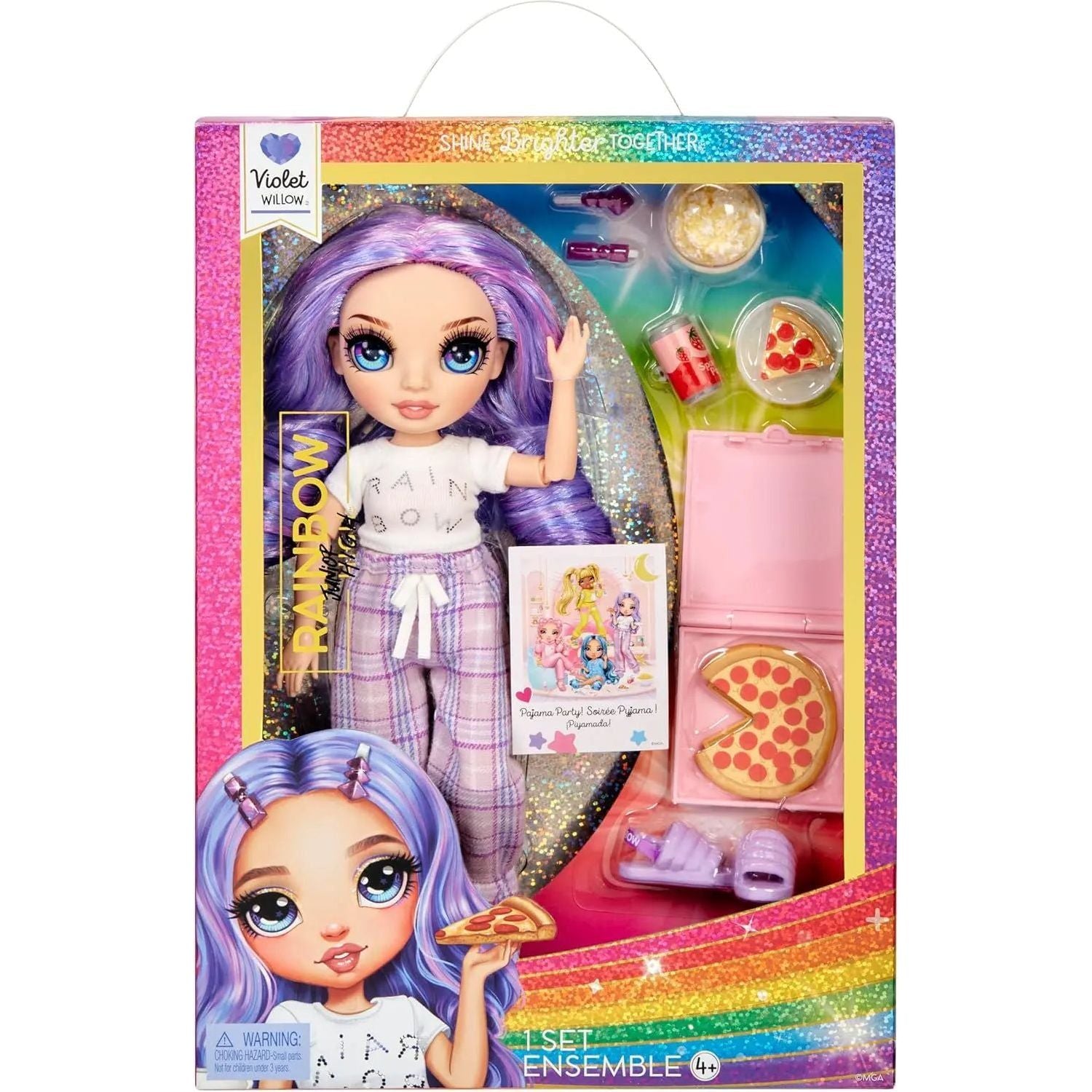 Rainbow High Violet Willow Doll 11'' Series 1 Purple Clothes