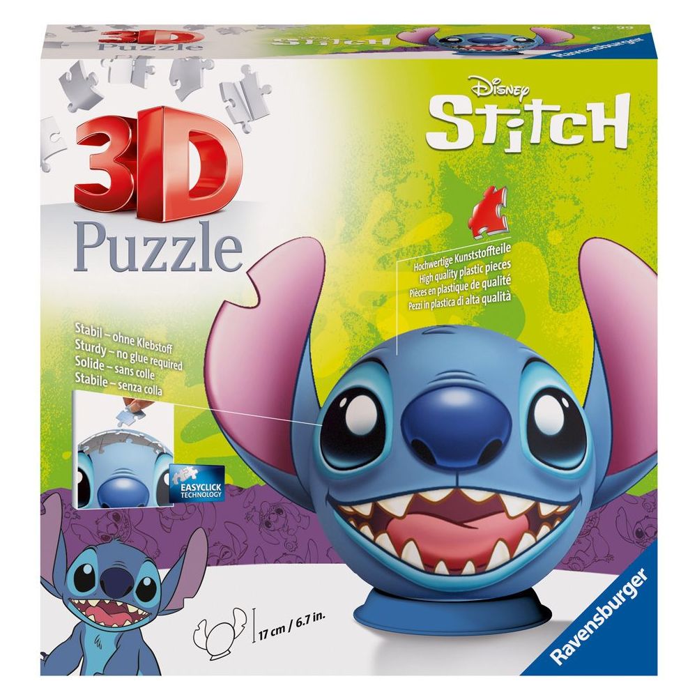 Lilo Stitch Disney Pixar 3d Jigsaw Puzzle Games Ball On Display