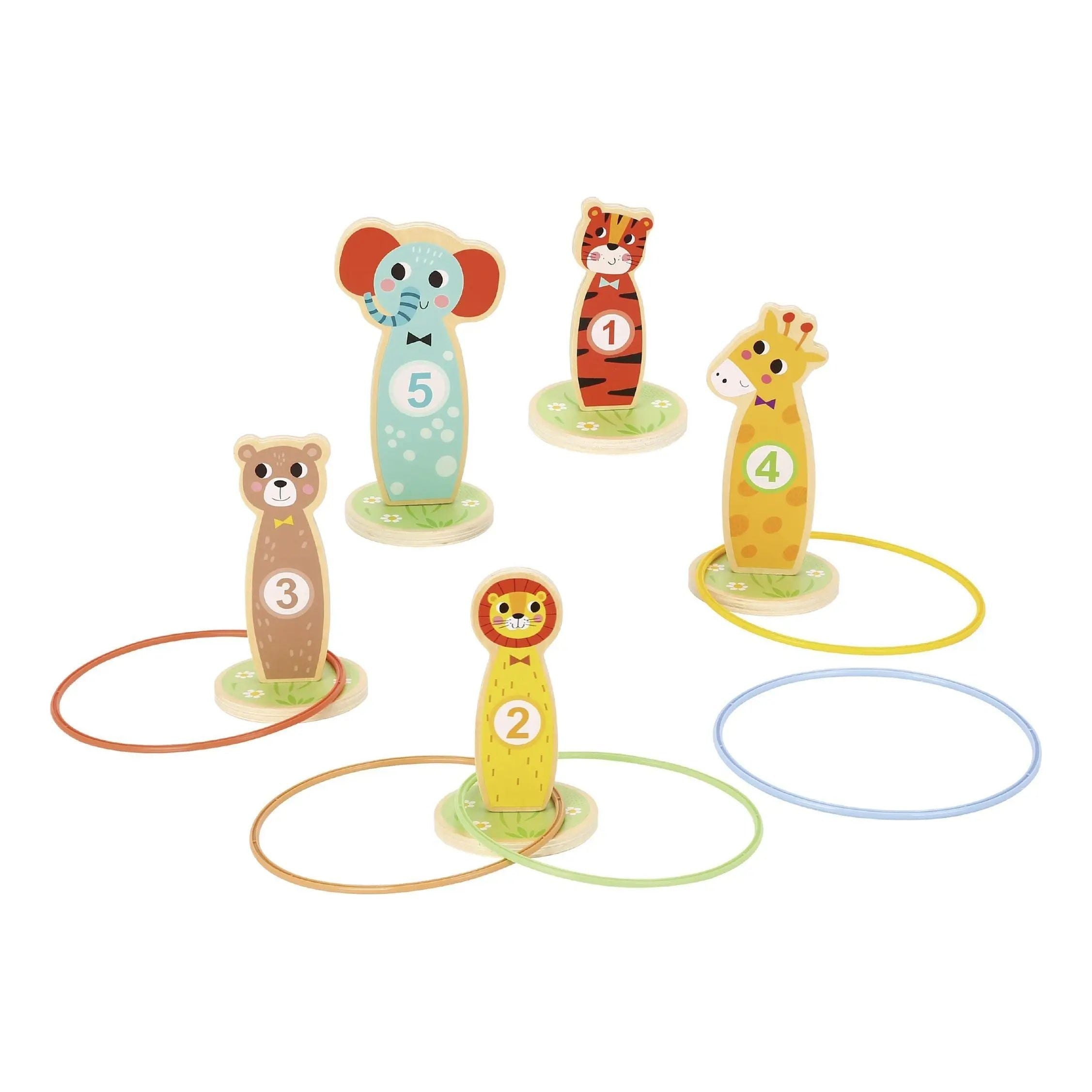 Tooky Toy Wooden Ring Toss