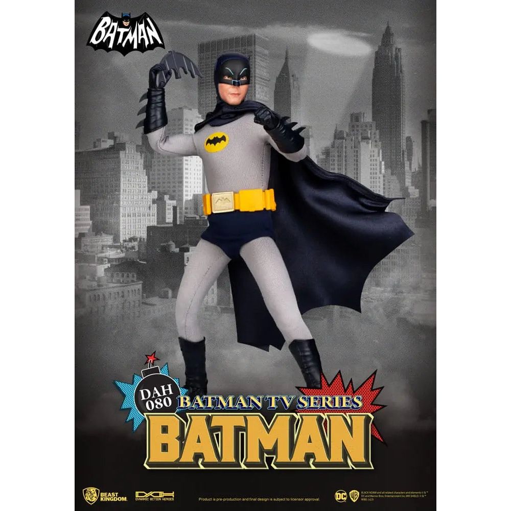 DC Comics Dynamic 8ction Heroes Action Figure 1/9 Batman TV Series Batman 24 cm Beast Kingdom