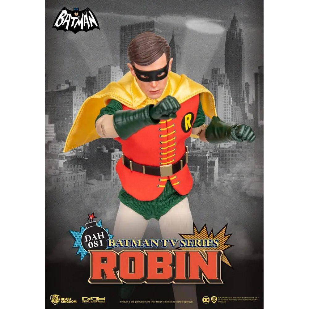DC Comics Dynamic 8ction Heroes Action Figure 1/9 Batman TV Series Robin 24 cm Beast Kingdom