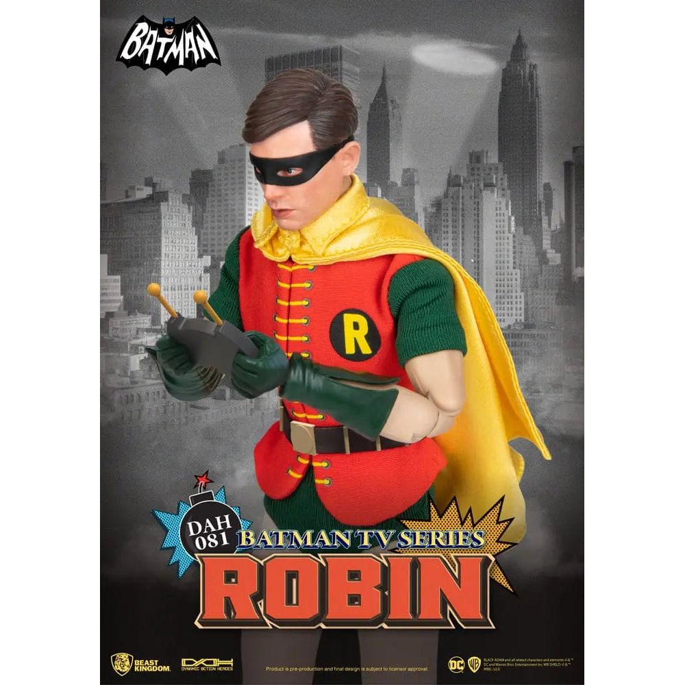 DC Comics Dynamic 8ction Heroes Action Figure 1/9 Batman TV Series Robin 24 cm Beast Kingdom