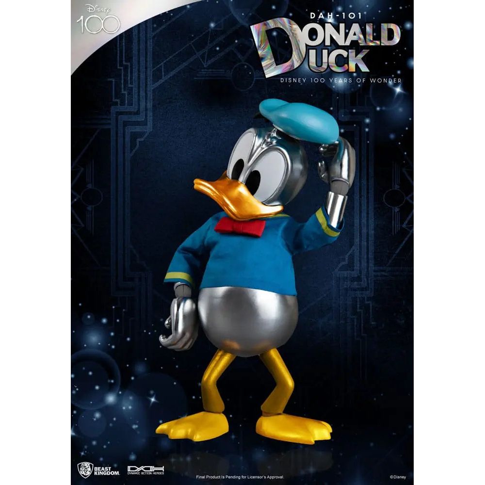 Disney 100 Years of Wonder Dynamic 8ction Heroes Action Figure 1/9 Donald Duck 16 cm Beast Kingdom