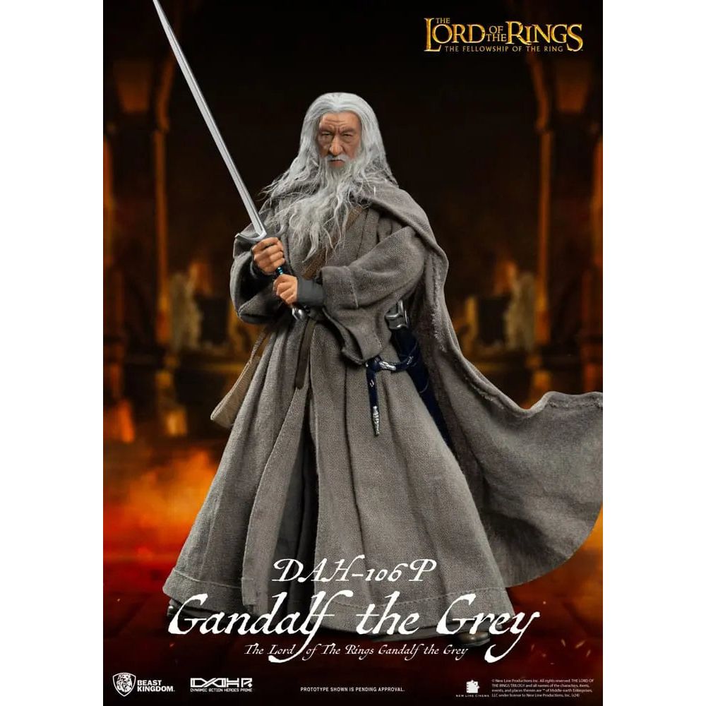 Lord of the Rings Dynamic 8ction Heroes Action Figure 1/9 Gandalf the Grey 21 cm Beast Kingdom