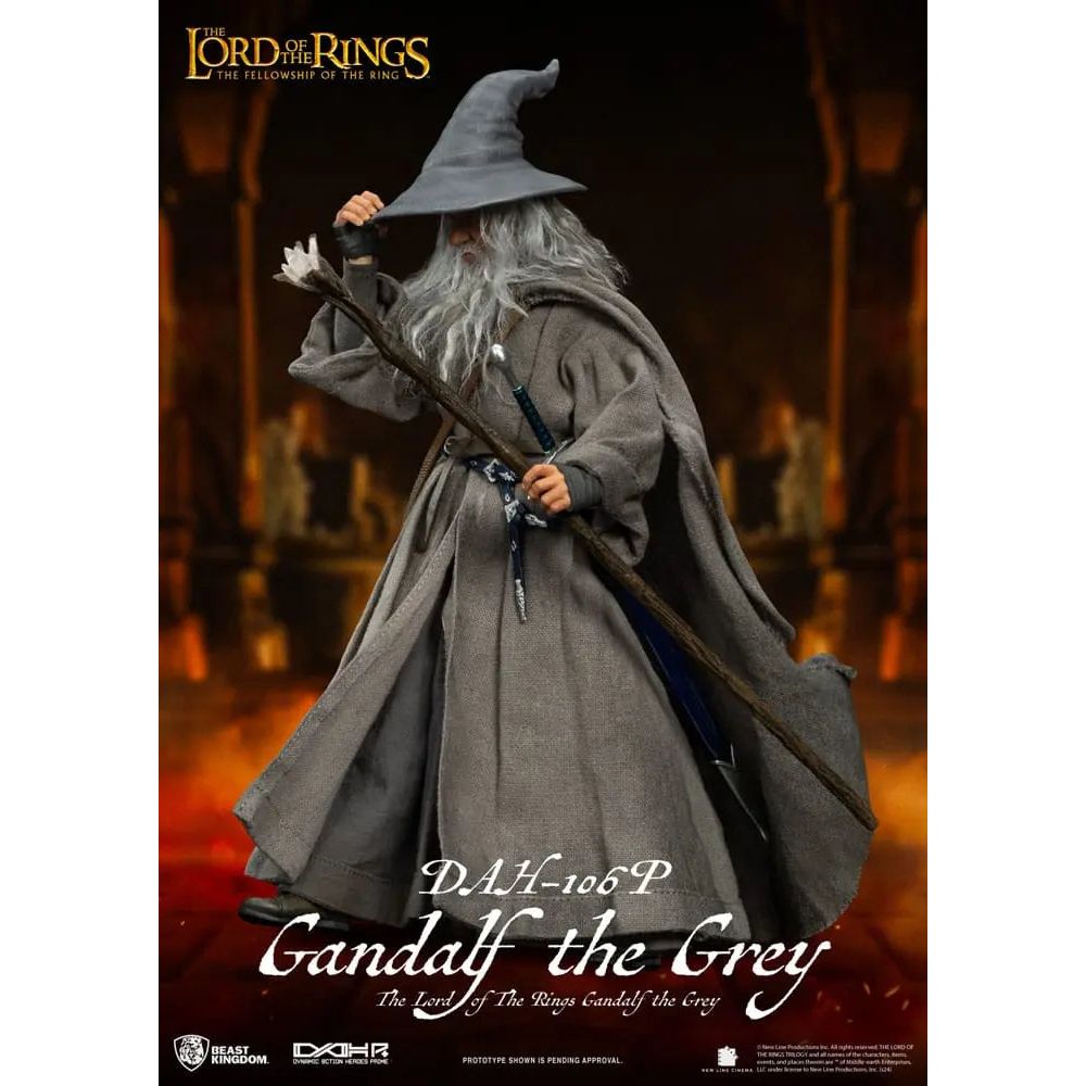 Lord of the Rings Dynamic 8ction Heroes Action Figure 1/9 Gandalf the Grey 21 cm Beast Kingdom