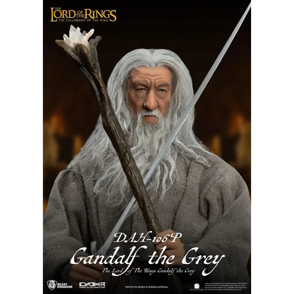 Lord of the Rings Dynamic 8ction Heroes Action Figure 1/9 Gandalf the Grey 21 cm Beast Kingdom