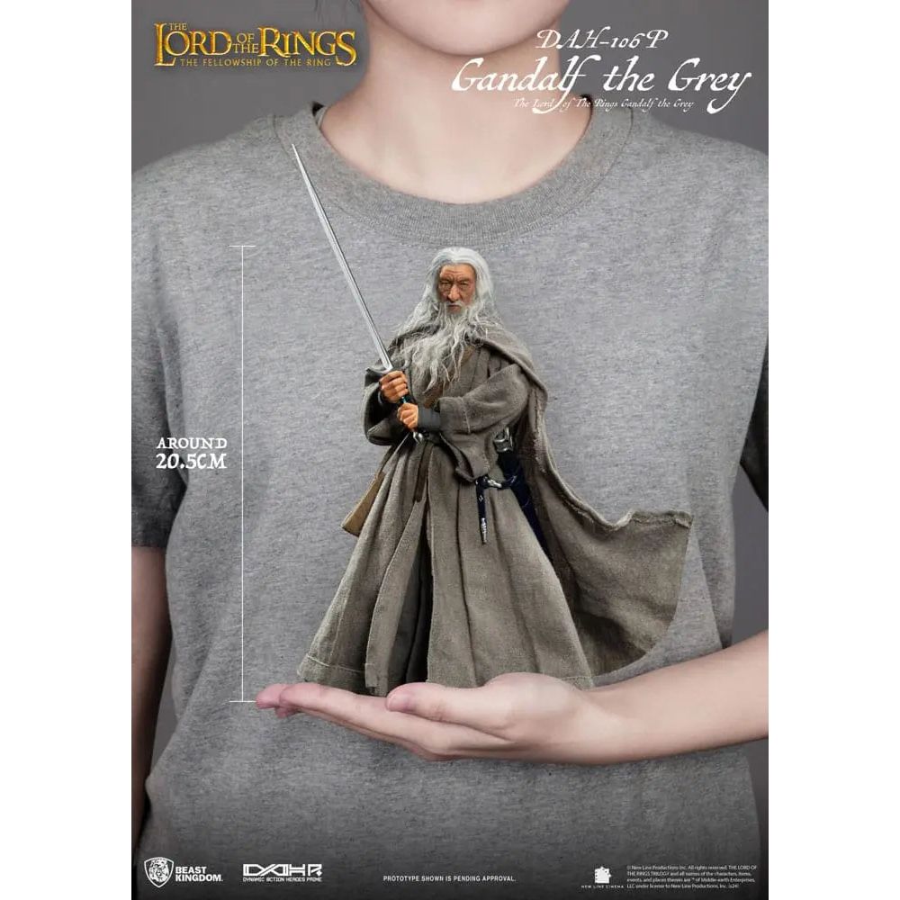 Lord of the Rings Dynamic 8ction Heroes Action Figure 1/9 Gandalf the Grey 21 cm Beast Kingdom