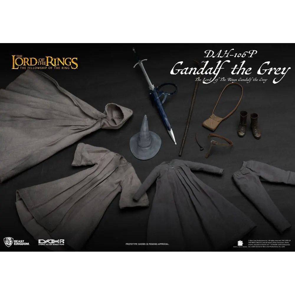 Lord of the Rings Dynamic 8ction Heroes Action Figure 1/9 Gandalf the Grey 21 cm Beast Kingdom