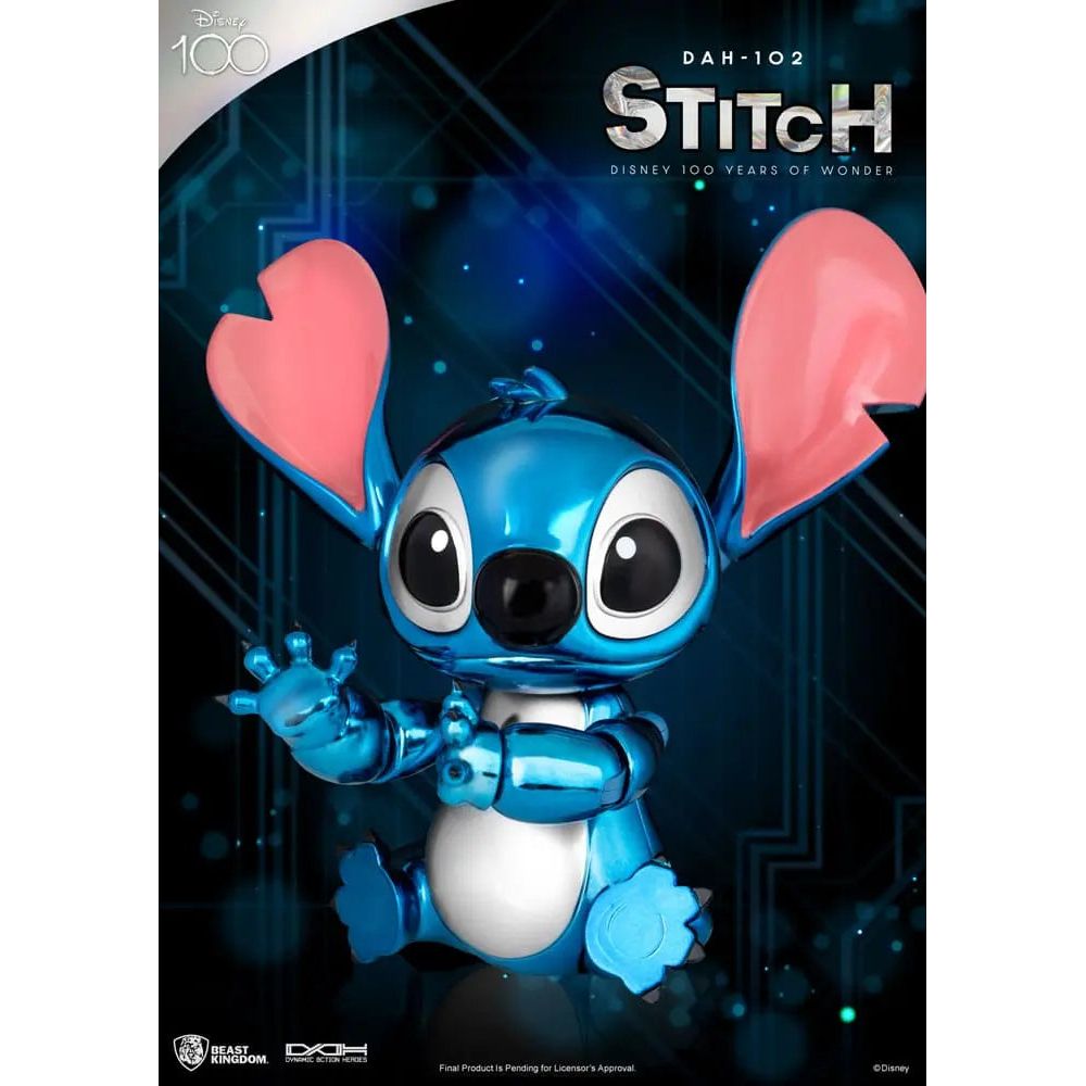 Disney 100 Years of Wonder Dynamic 8ction Heroes Action Figure 1/9 Stitch (Lilo & Stitch) 16 cm Beast Kingdom
