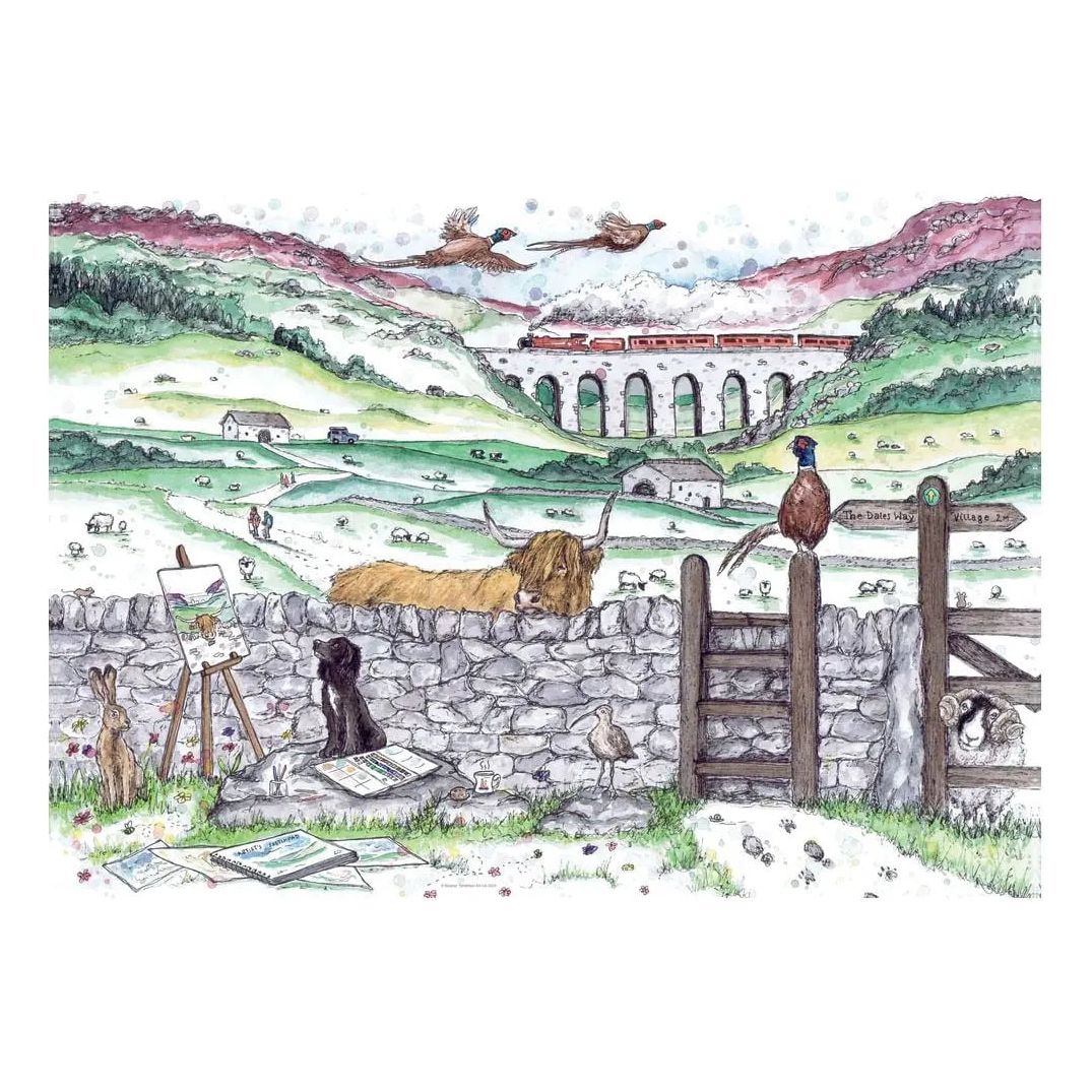 A Day in the Dales 1000 Piece Jigsaw Puzzle Ravensburger