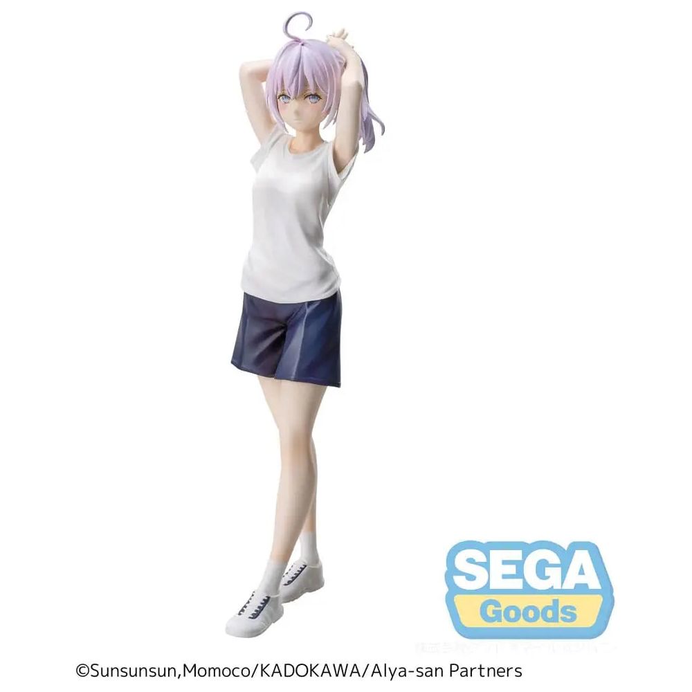 Alya Sometimes Hides Her Feelings in Russian Luminasta PVC Statue Alya Gym Clothes 19 cm Sega Goods