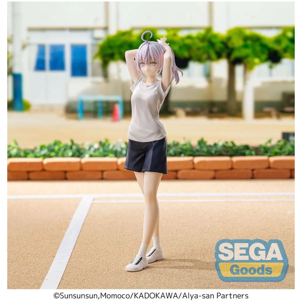 Alya Sometimes Hides Her Feelings in Russian Luminasta PVC Statue Alya Gym Clothes 19 cm Sega Goods