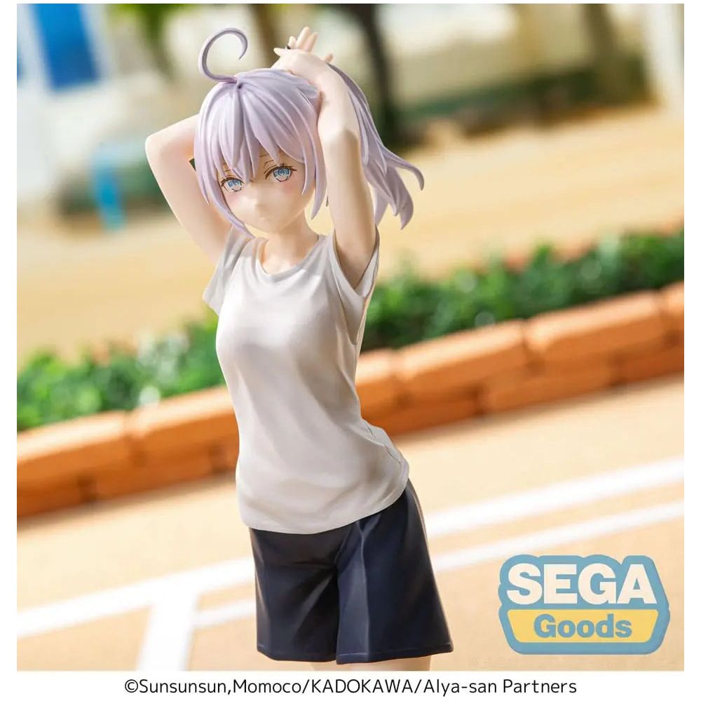 Alya Sometimes Hides Her Feelings in Russian Luminasta PVC Statue Alya Gym Clothes 19 cm Sega Goods