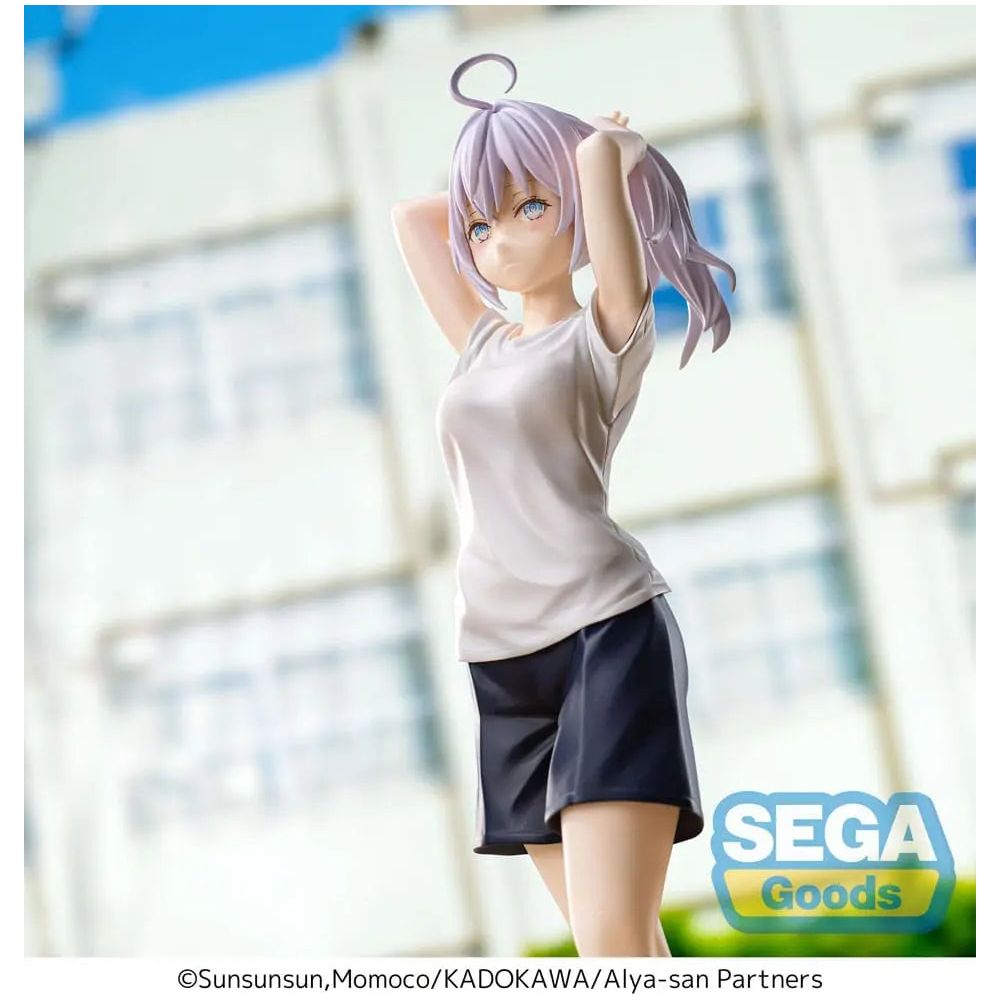 Alya Sometimes Hides Her Feelings in Russian Luminasta PVC Statue Alya Gym Clothes 19 cm Sega Goods