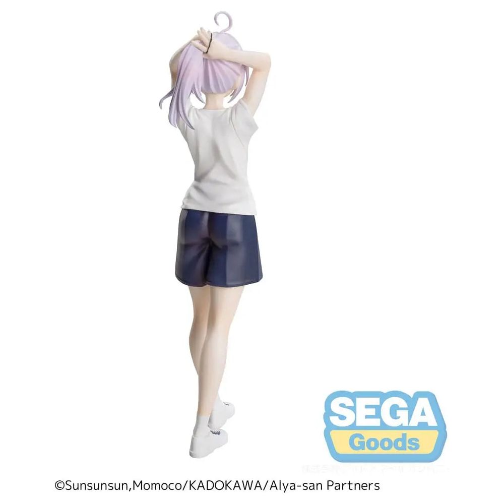 Alya Sometimes Hides Her Feelings in Russian Luminasta PVC Statue Alya Gym Clothes 19 cm Sega Goods