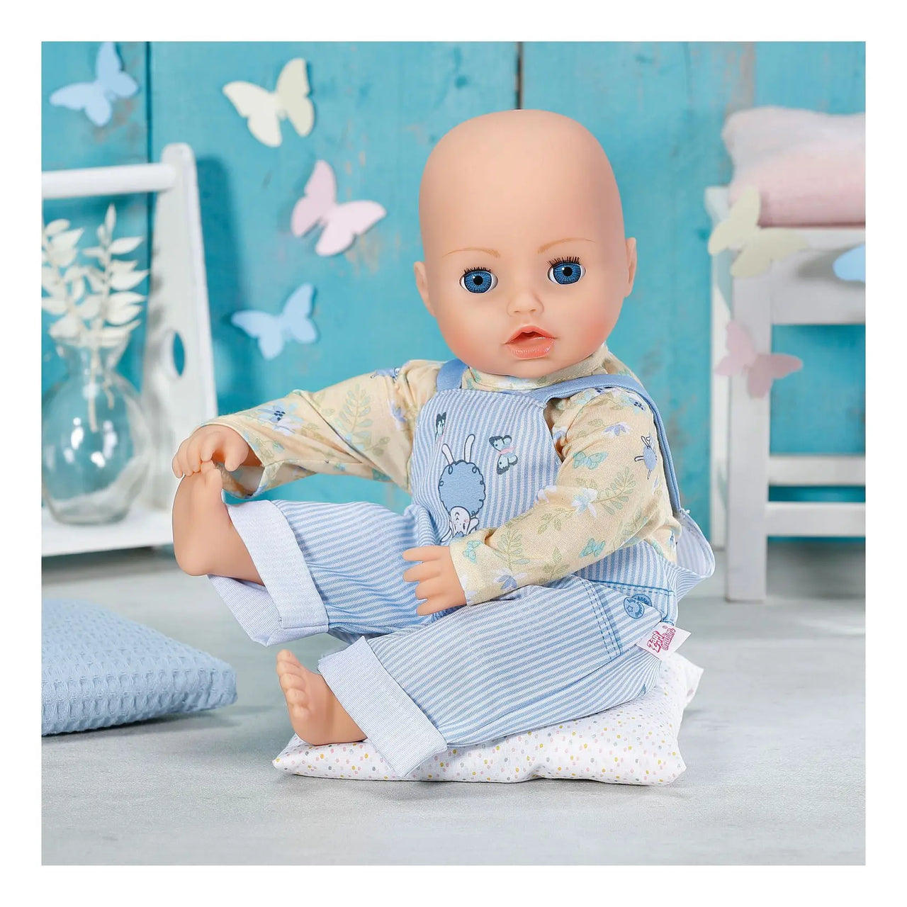 Baby Annabell Outfit Dungarees 43cm - Unicorn & Punkboi