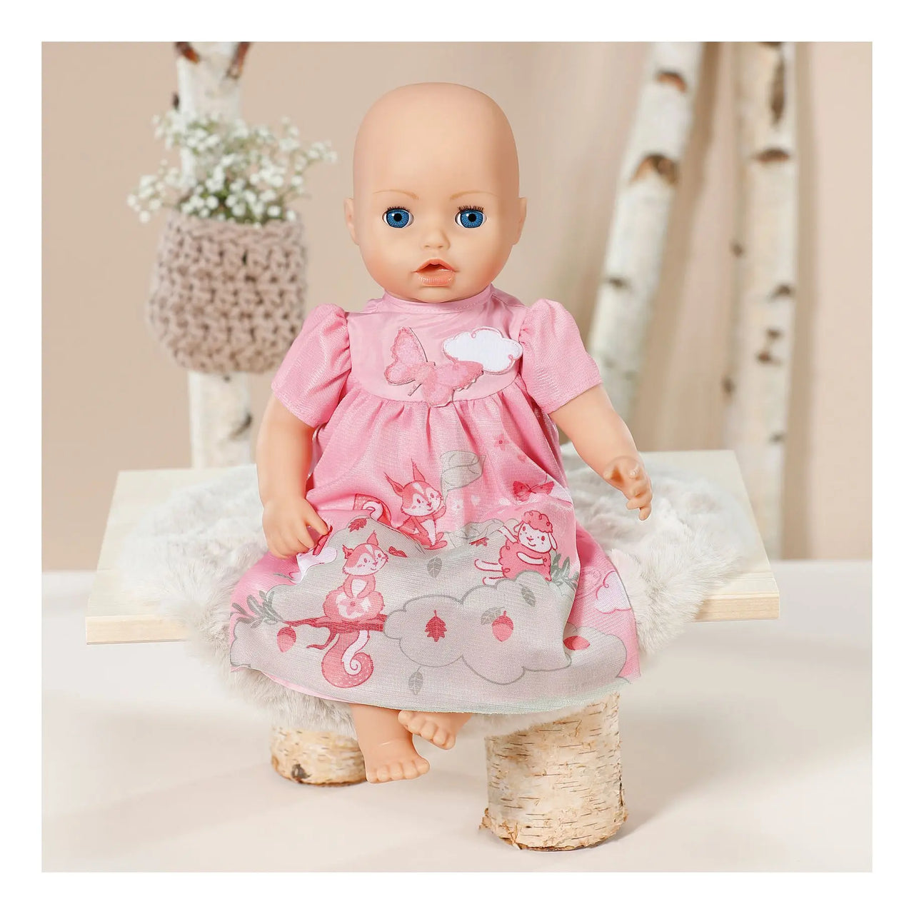 Baby Annabell Pink Dress 43cm Baby Annabell