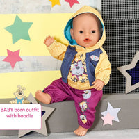 Thumbnail for Baby Born Outfit with Hoody 43cm Baby Born