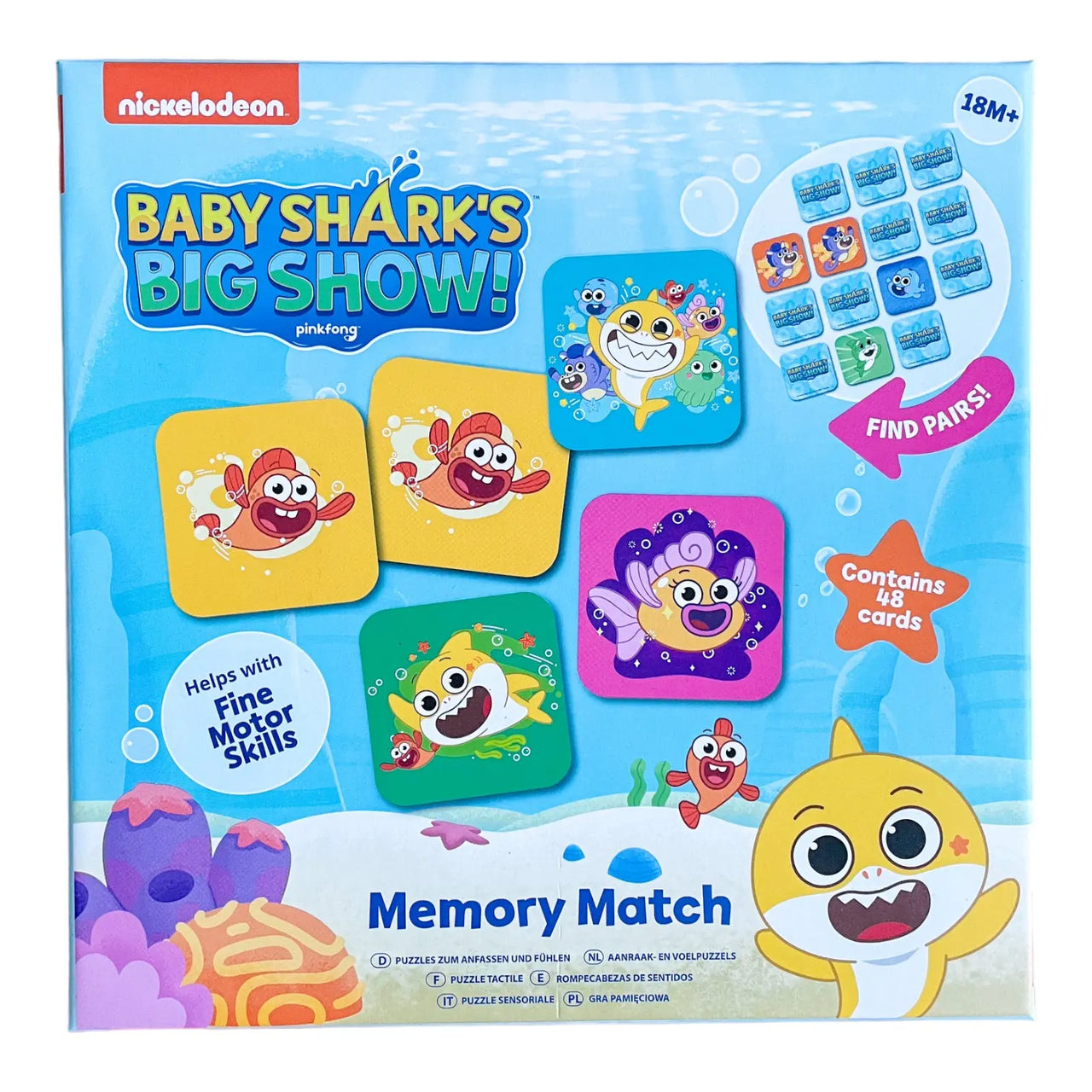 Baby Shark Memory Match Game Baby Shark