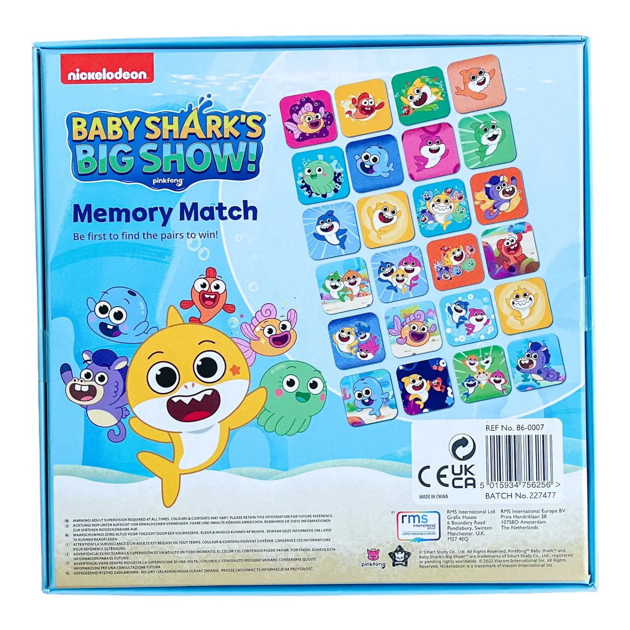Baby Shark Memory Match Game Baby Shark