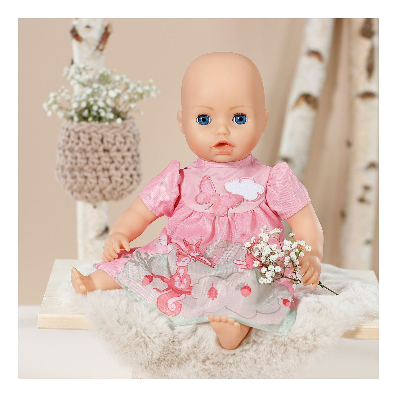 Baby Annabell Pink Dress 43cm