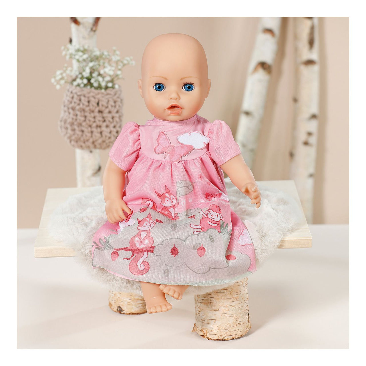 Baby Annabell Pink Dress 43cm