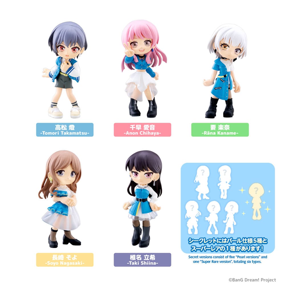 BanG Dream! It's MyGO!!!!! PalVerse PVC Figures 9 cm Assortment 6 Pack Bushiroad