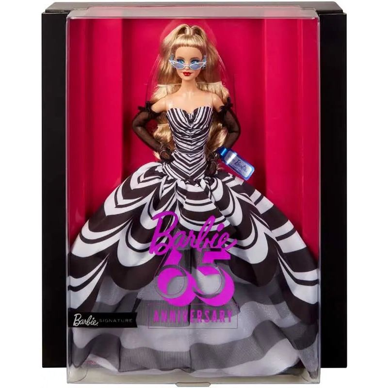 Barbie 65th Anniversary Sapphire Doll Blonde Barbie