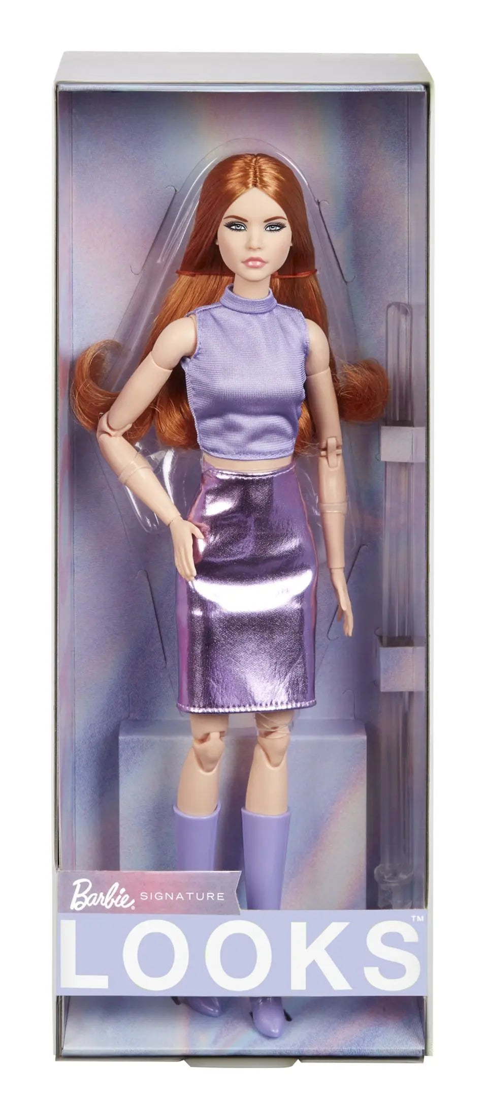Barbie Looks Doll - Red Hair with Purple Outfit Barbie