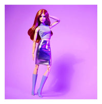 Thumbnail for Barbie Looks Doll - Red Hair with Purple Outfit Barbie