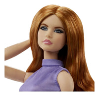 Thumbnail for Barbie Looks Doll - Red Hair with Purple Outfit Barbie