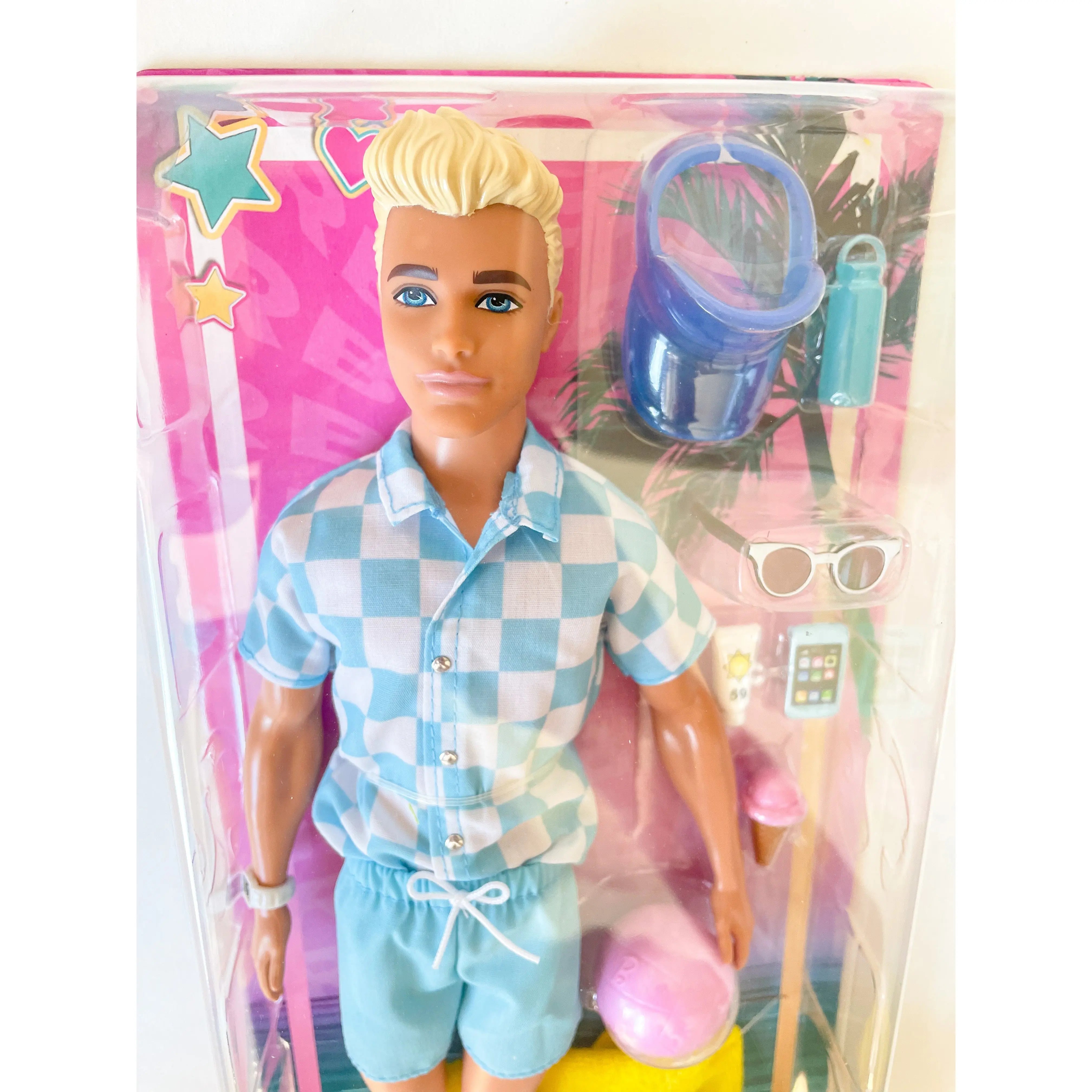Prescripción T disculpa Barbie Movie Ken Beach Doll - Unicorn & Punkboi