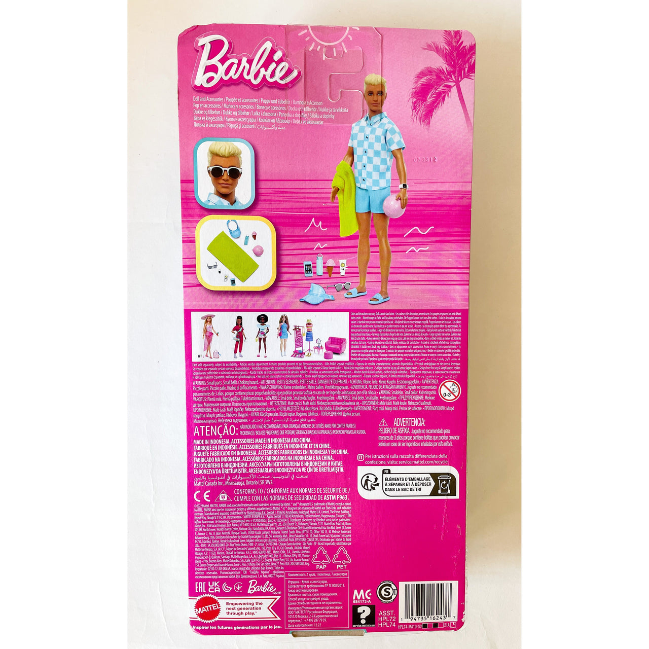 Barbie Movie Ken Beach Doll Barbie