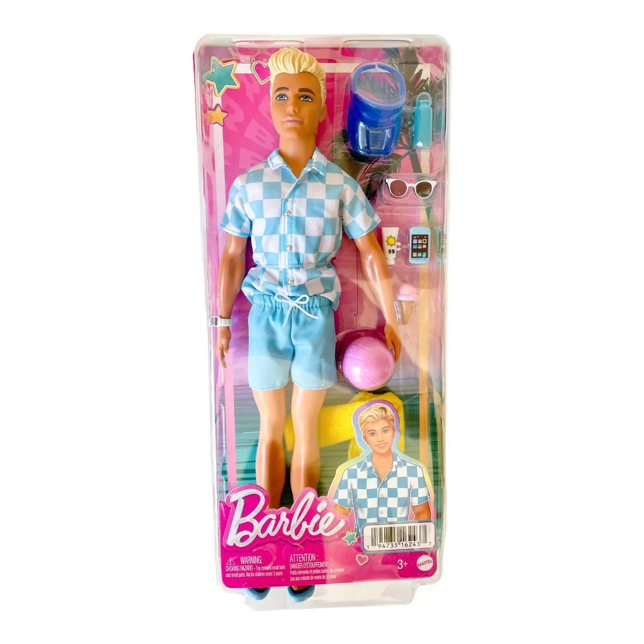 Barbie Movie Ken Beach Doll Barbie