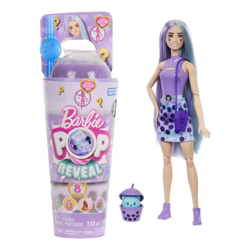 Barbie POP Reveal Bubble Tea Series - Taro Milk Barbie
