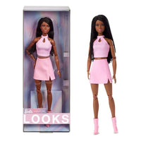 Thumbnail for Barbie Signature Barbie Looks Doll Model #21 Tall Braids Pink Skirt Outfit Barbie