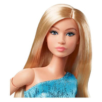 Thumbnail for Barbie Signature Barbie Looks Doll Model #23 Blonde Blue Dress Barbie