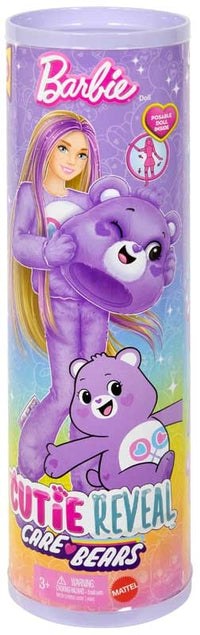 Thumbnail for Barbie Care Bears Cutie Reveal Doll Purple