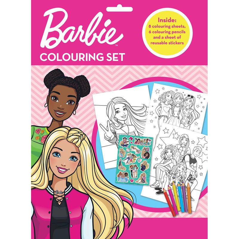 Barbie Colouring Set Barbie