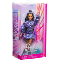 Thumbnail for Barbie Deluxe Style Doll #7 in Metallic Blue Top and Skirt