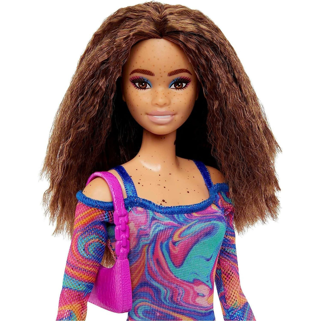 Barbie Fashionista Doll 206 - Crimped Hair and Moles/Freckles Barbie