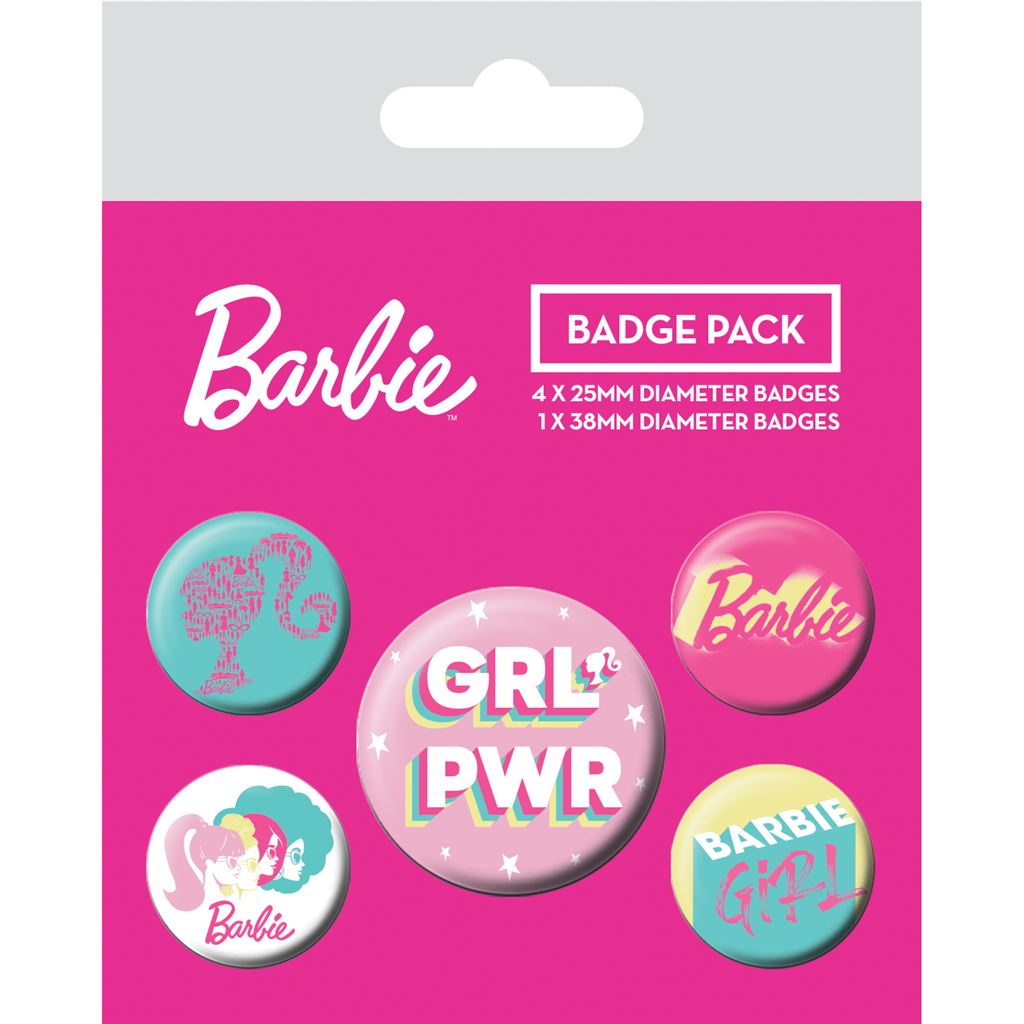 Barbie (Grl Pwr) Badge Pack