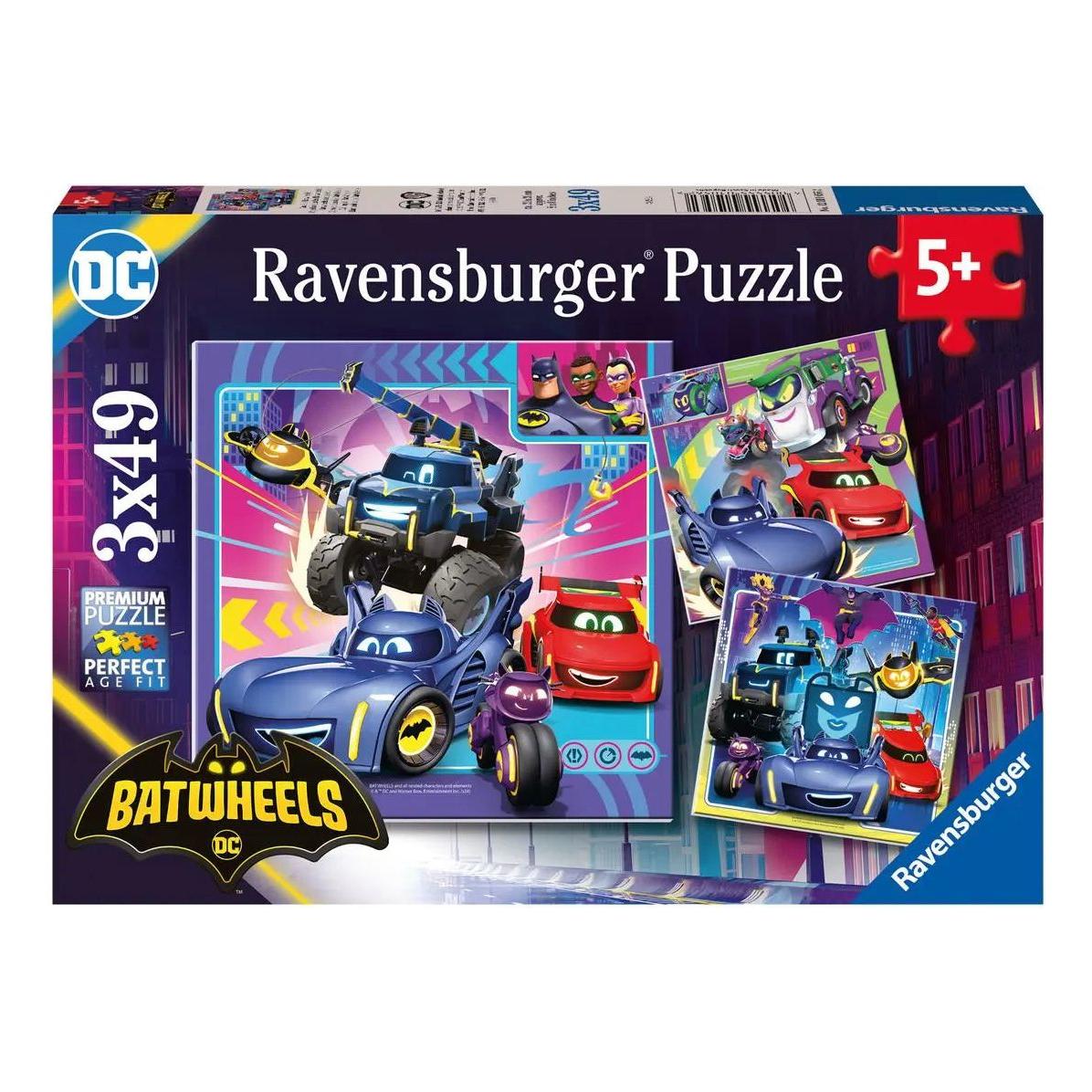 Batwheels 49 Piece Jigsaw Puzzle 3 Pack Ravensburger
