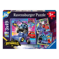 Thumbnail for Batwheels 49 Piece Jigsaw Puzzle 3 Pack Ravensburger