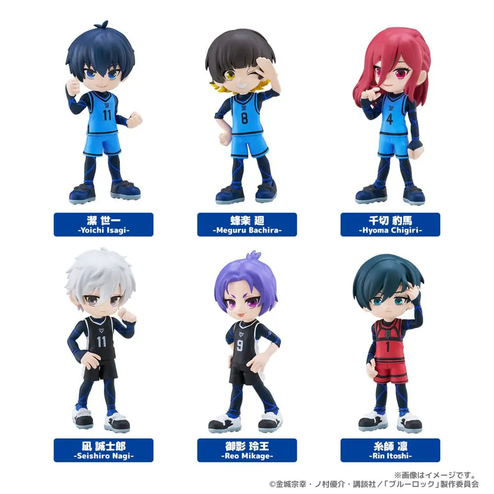 Blue Lock PalVerse PVC Figures 9 cm 6 Pack Bushiroad