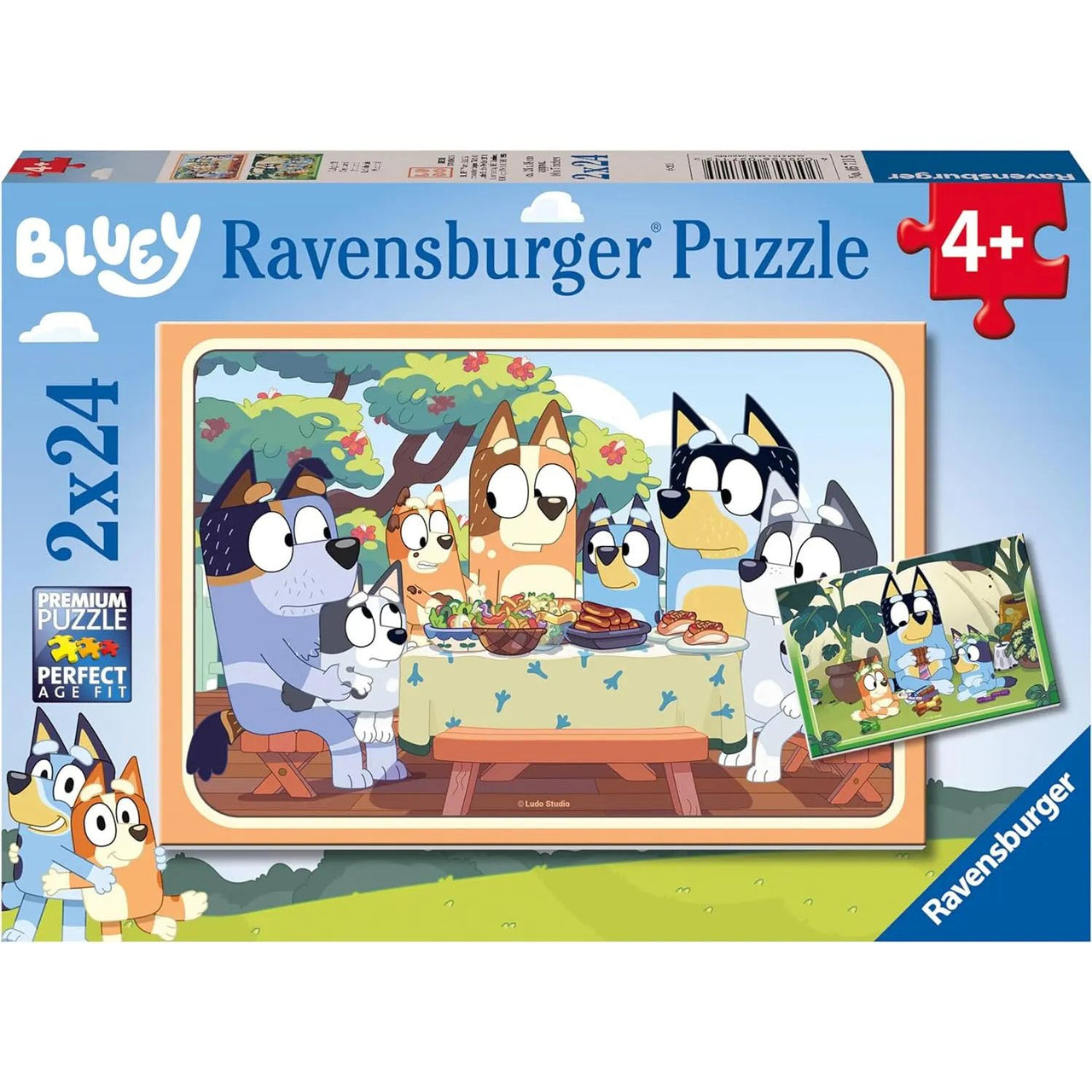 Bluey 2 x 24 Piece Jigsaw Puzzle Ravensburger