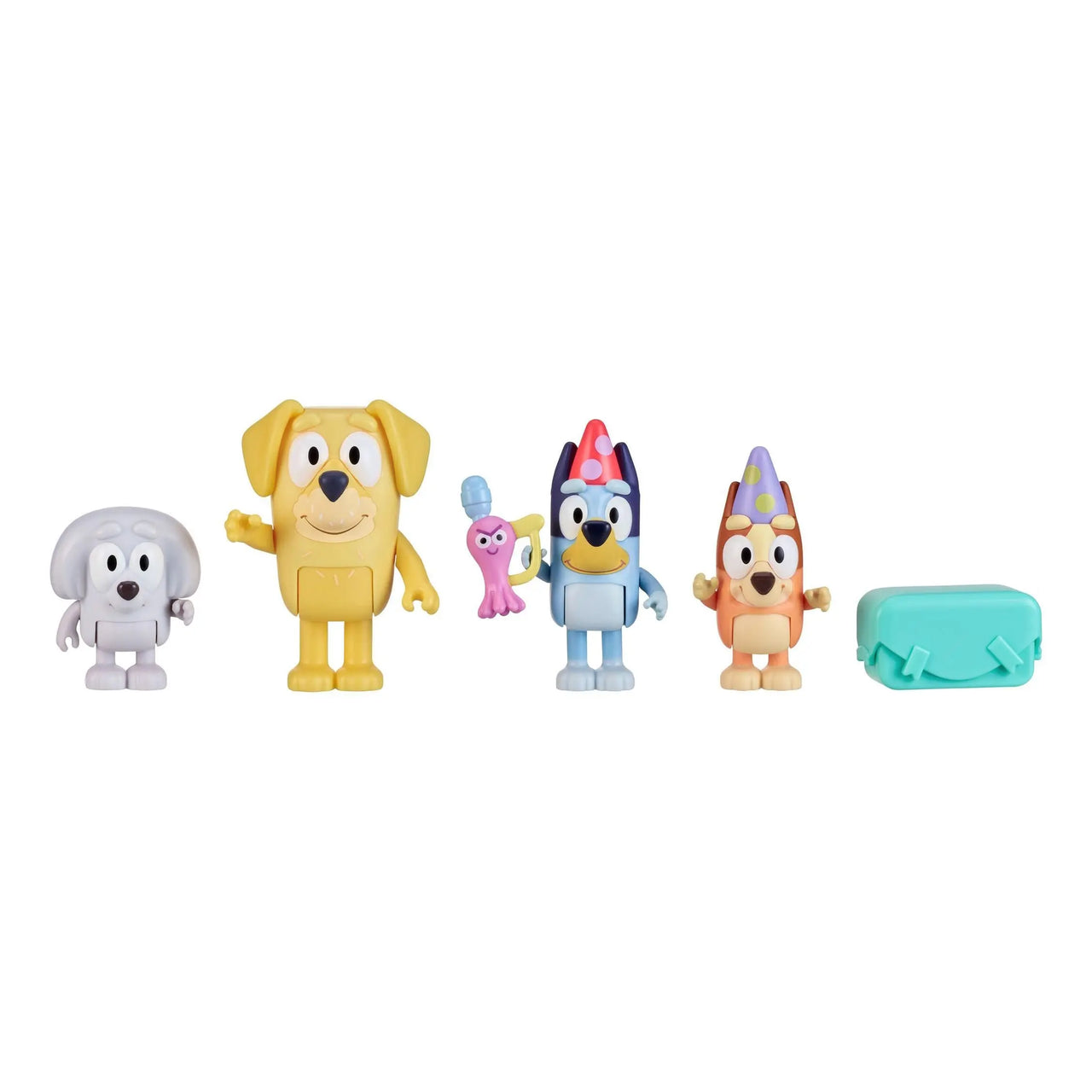 Bluey Pass the Parcel 4 Pack Figures Bluey